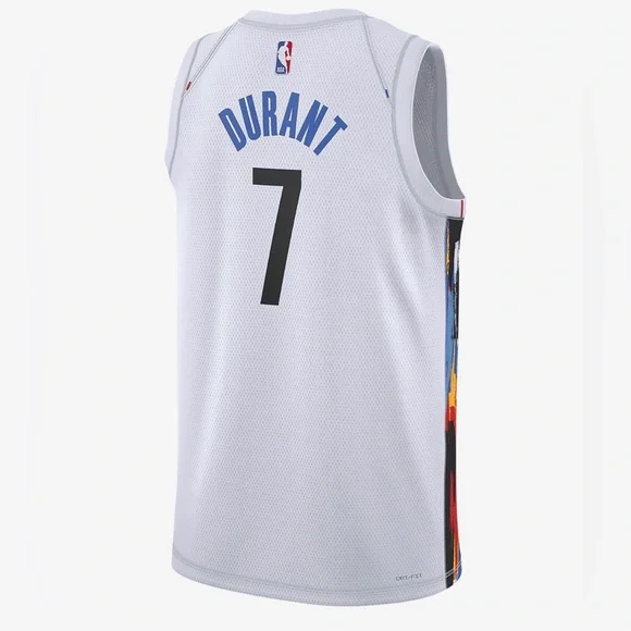KEVIN DURANT BROOKLYN NETS CITY EDITION JERSEY SIZE 48 LARGE NWT - Picture 2 of 8